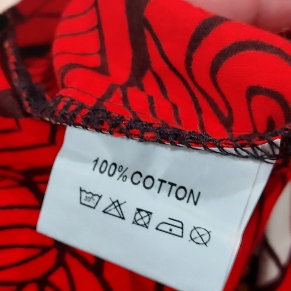 Mae Otti Red Rose Print Layered Dress - Picture 11 of 16